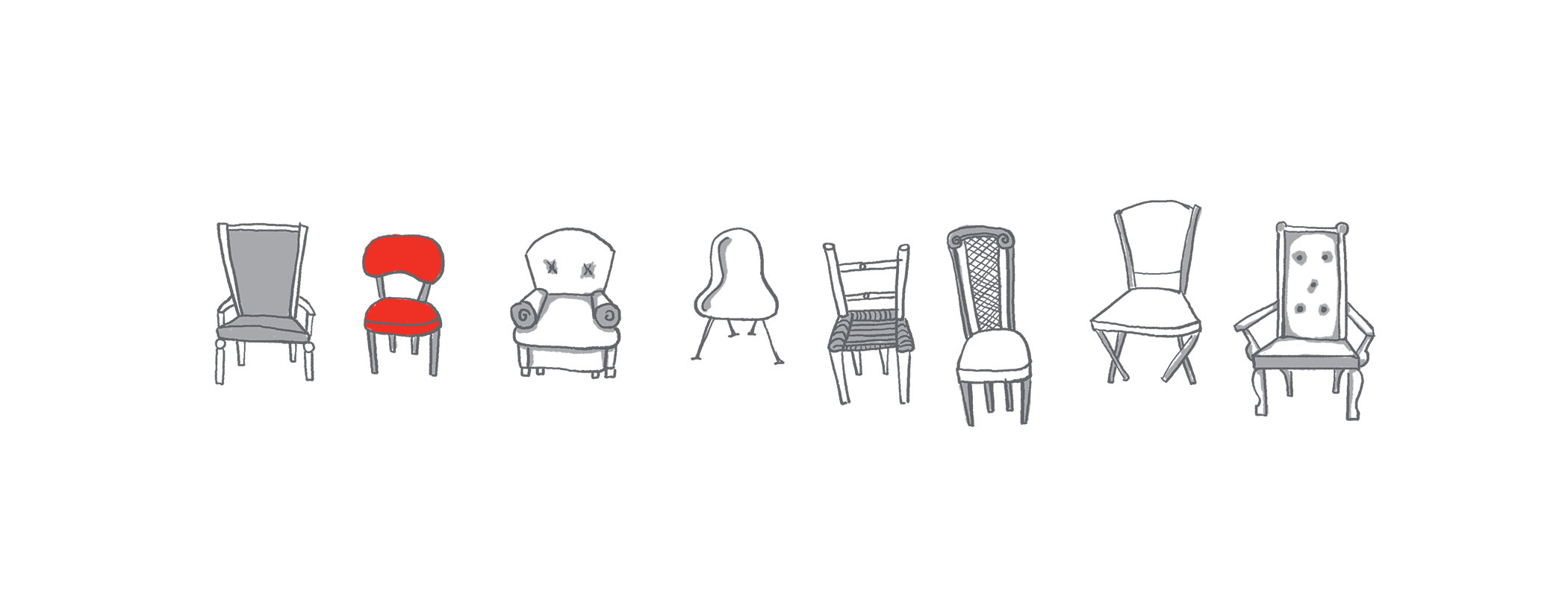 Collection of chairs invite learners to join the continuing education journey