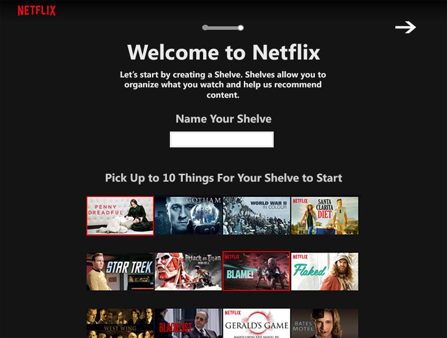 Onboarding Example #1 - Netflix